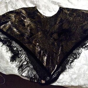 Velvet Poncho